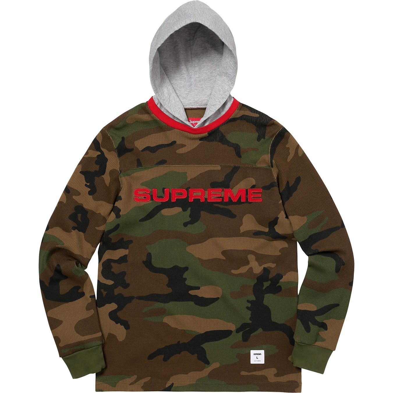 Hooded Waffle Ringer view 3